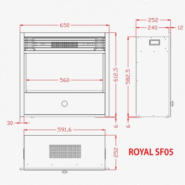 Електрокамін Royal 3D Etna SF 05 - Зображення 2