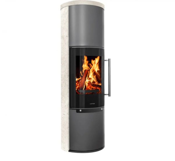 Піч-камін Color Stove H3 GREY STEEL LIMESTONE