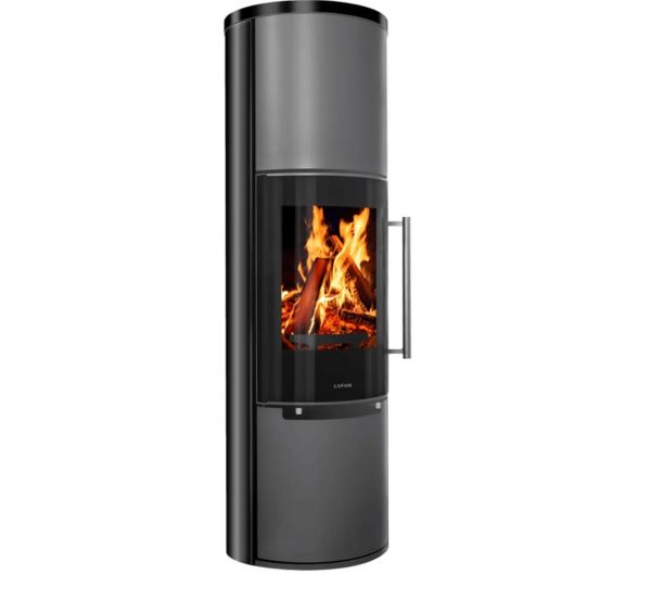 Піч-камін Color Stove H3 GREY STEEL BLACK CERAMICS