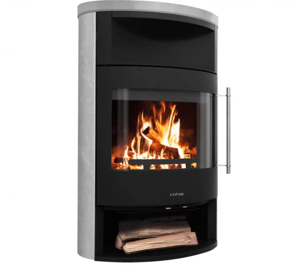 Піч-камін Color Stove J2 BLACK STEEL SERPENTINE