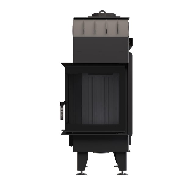 Угловая каминная топка BOKAR 655047R (14,5 kW) Black Ceramatex правая — изображение 4