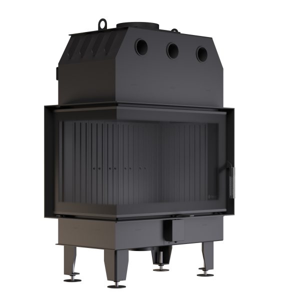 Угловая каминная топка BOKAR 755047 L (15,2 kW) Black Ceramatex левая — изображение 8