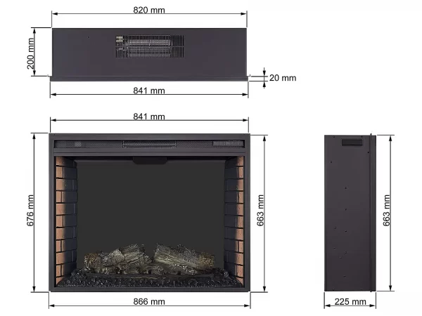 Електрокамін ArtiFlame AF33 - Зображення 6