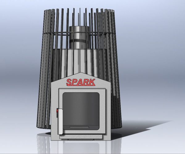 Піч для лазні Spark V.k.00 без скла - Зображення 2