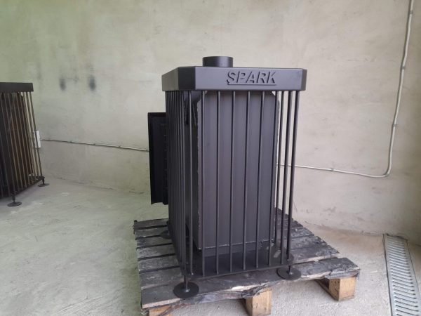Печь для бани Spark S.k.02.30 до 35 м³ с панорамным стеклом 310×310 мм — изображение 4