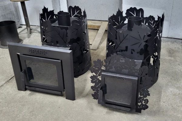 Печь для бани Spark D.K.15.01 с дверцей со стеклом 210×220 мм — изображение 8