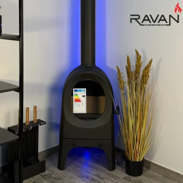 Чавунна піч-камін Ravan Onoma 9 кВт - Зображення 7