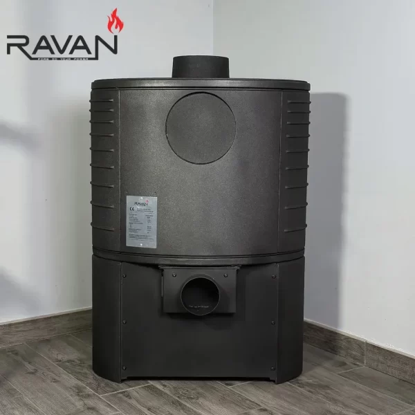 Чавунна піч-камін Ravan Deluxe 14 кВт - Зображення 6