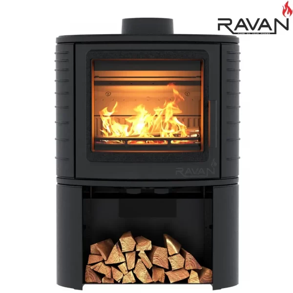 Чавунна піч-камін Ravan Deluxe 14 кВт - Зображення 7