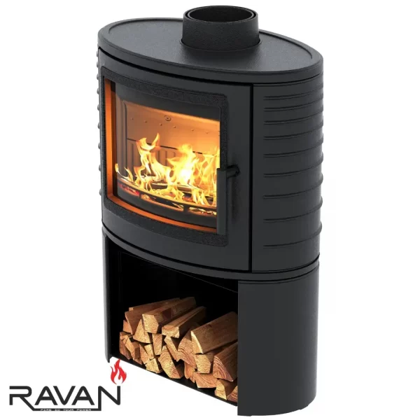 Чавунна піч-камін Ravan Deluxe 14 кВт - Зображення 8
