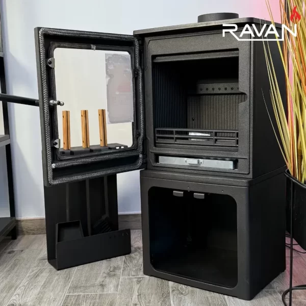 Чавунна піч Ravan Magic 10 кВт - Зображення 10