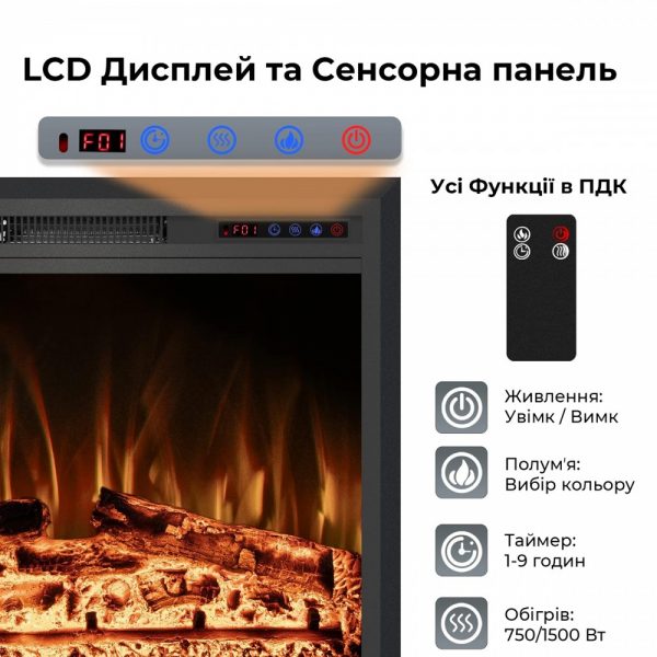 Электрокамин Royal Goodfire Lite 33 (EF33B) — изображение 5