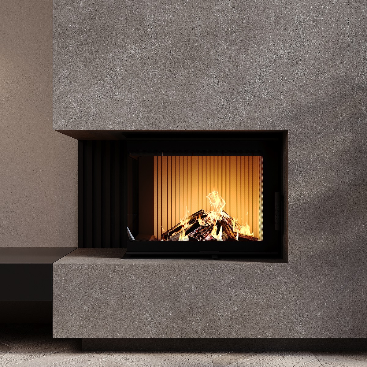 Камінна топка M-FIRE 60 (690/540) кутова ліва (14 кВт) - Зображення 8