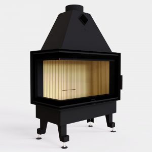 Каминная топка M-FIRE 80 угловая левая