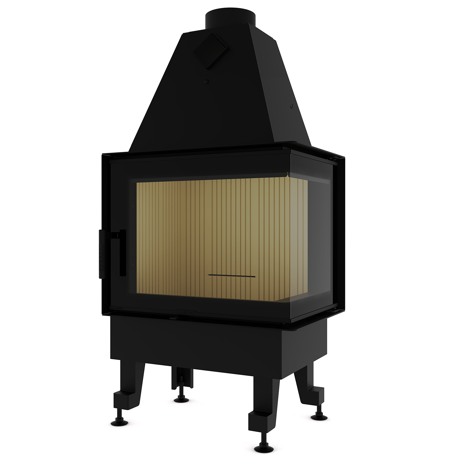 Камінна топка M-FIRE 60 (690/540) кутова права (14kW) - Зображення 6