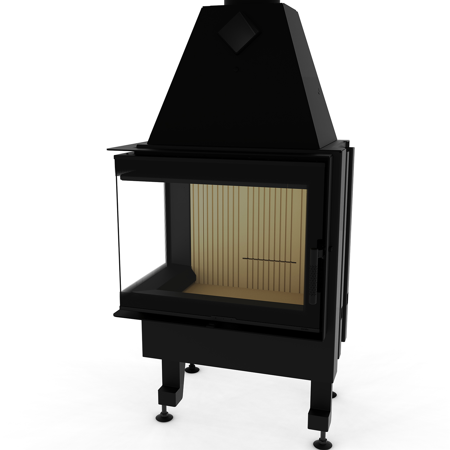 Каминная топка M-FIRE 60 угловая левая