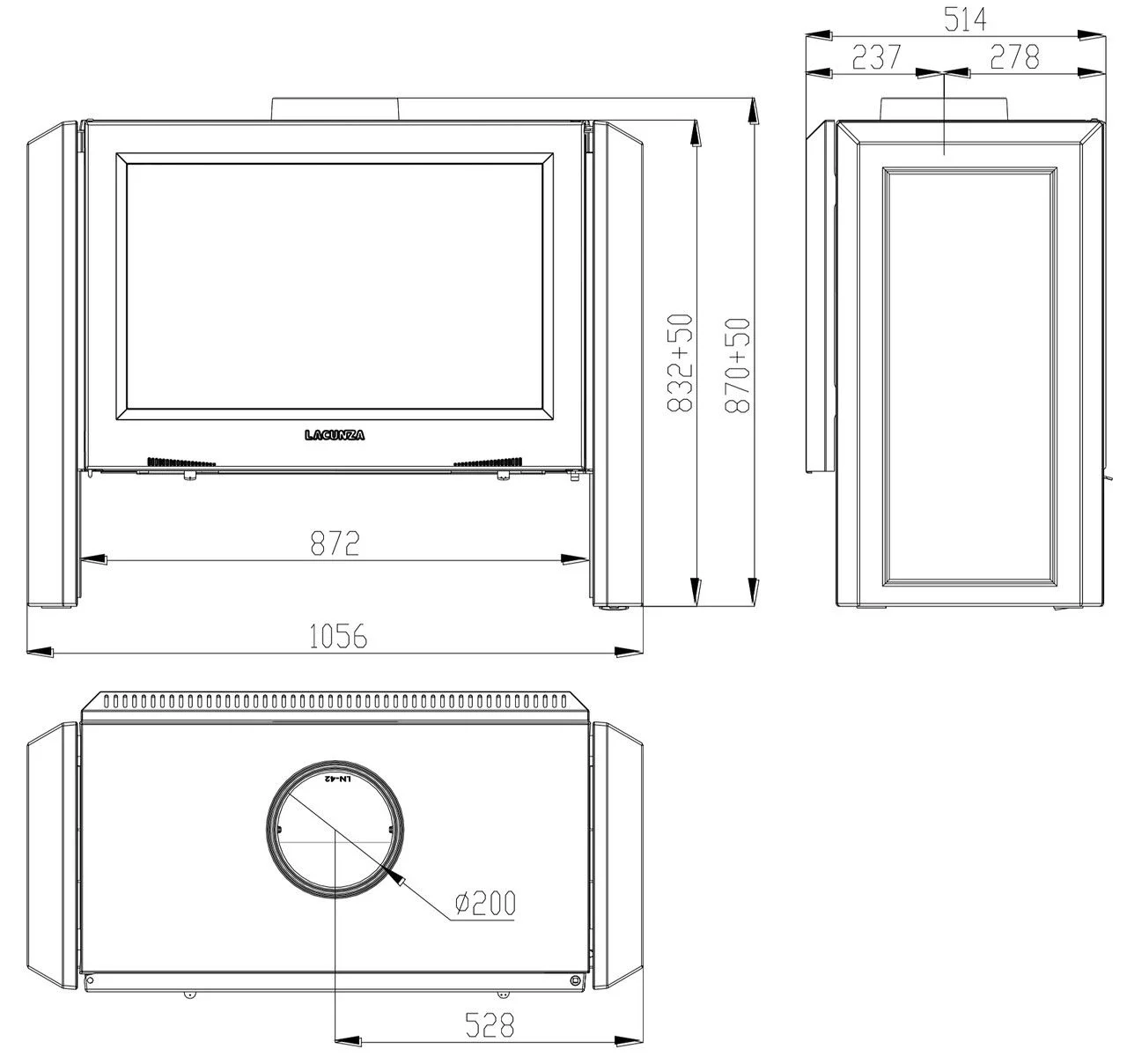 Чавунна піч Leon Lacunza - Зображення 4