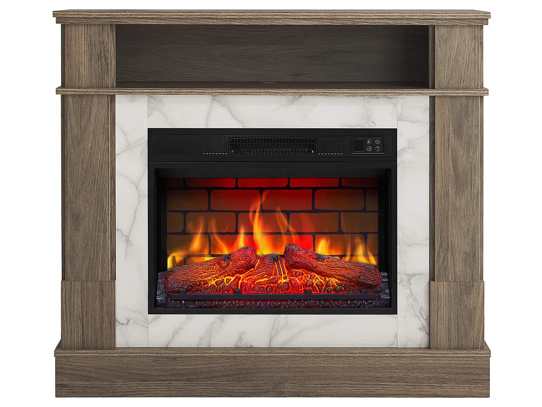 Электрокамин ArtiFlame For Living AF23BS дуб серый