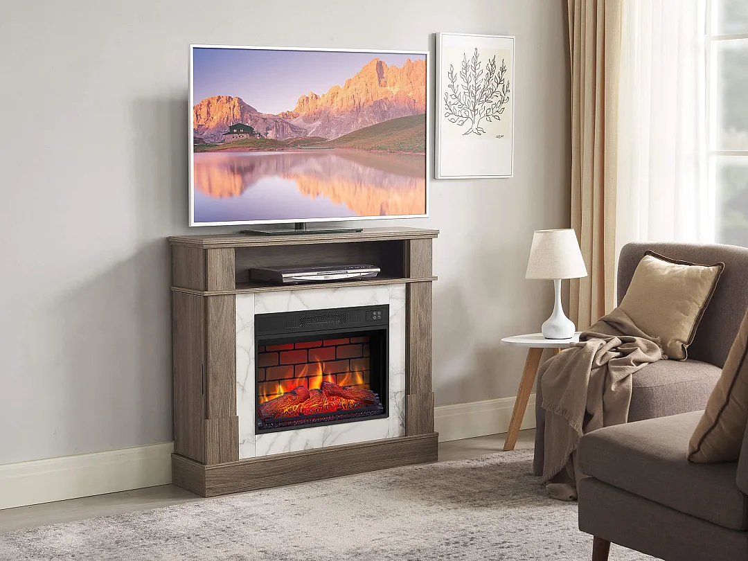 Електрокамін ArtiFlame For Living AF23BS дуб сірий - Зображення 9