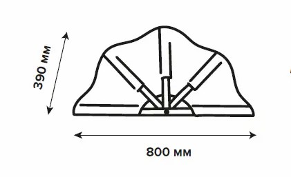 Віяло для лазні та сауни розмір L - Зображення 3