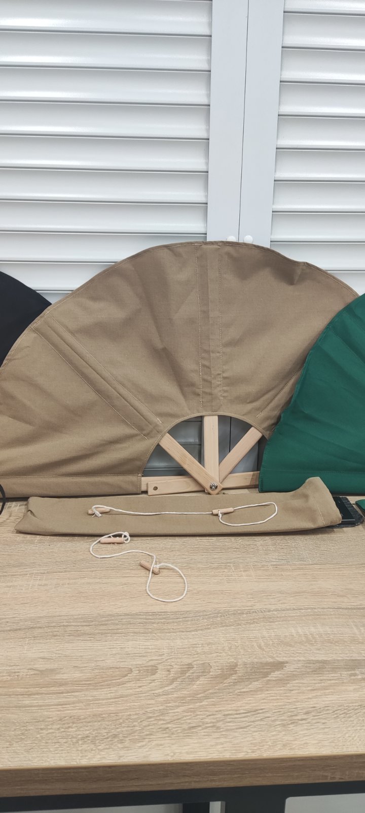 Віяло для лазні та сауни розмір S,бежевий - Зображення 5