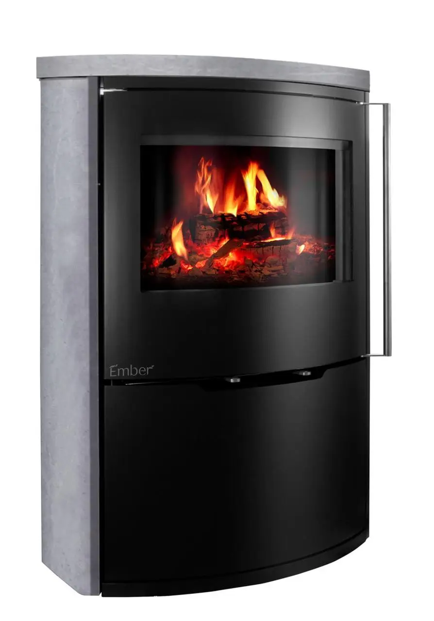 Печь-камин Ember Kamin O1 XL Serpentino / Піч-камін Ember Kamin O1 XL Serpentino