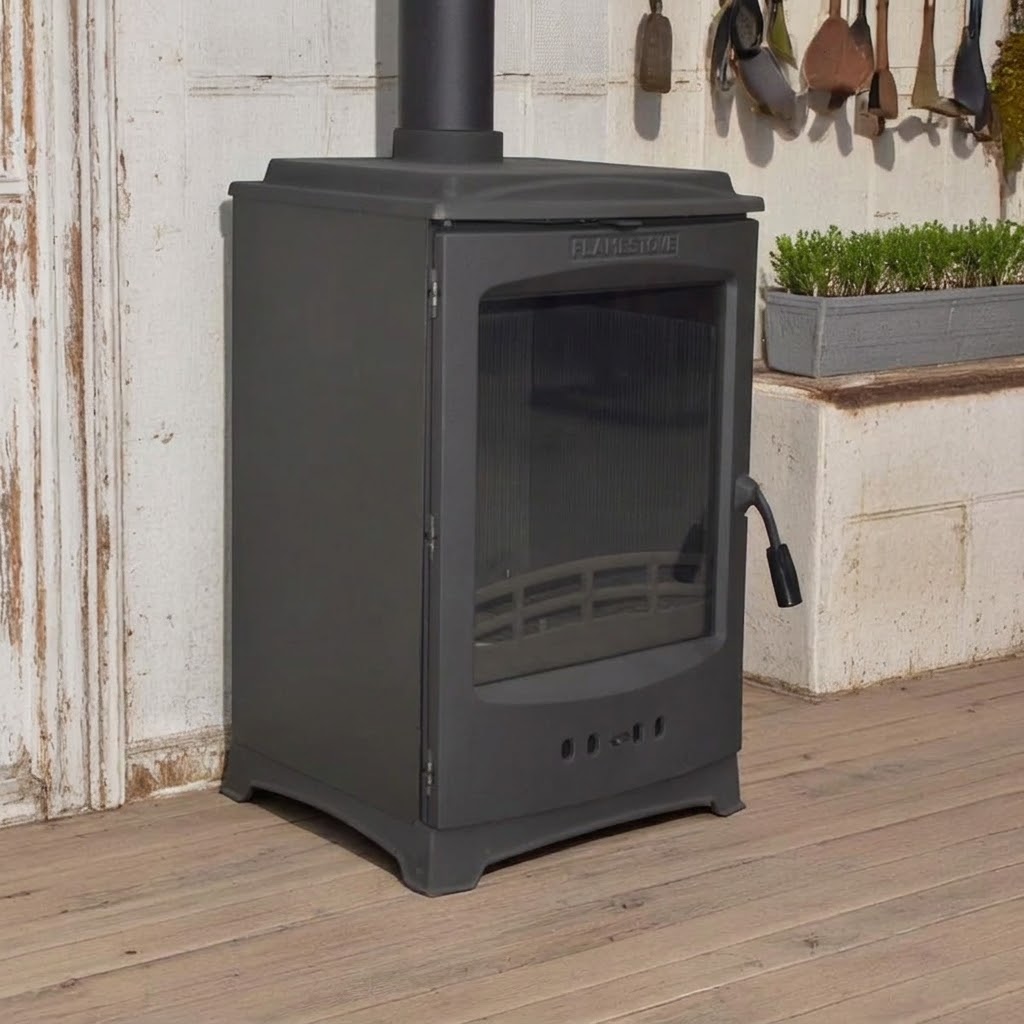 Печь отопительно-варочная Flame Stove Lodi / Піч опалювально-варильна Flame Stove Lodi