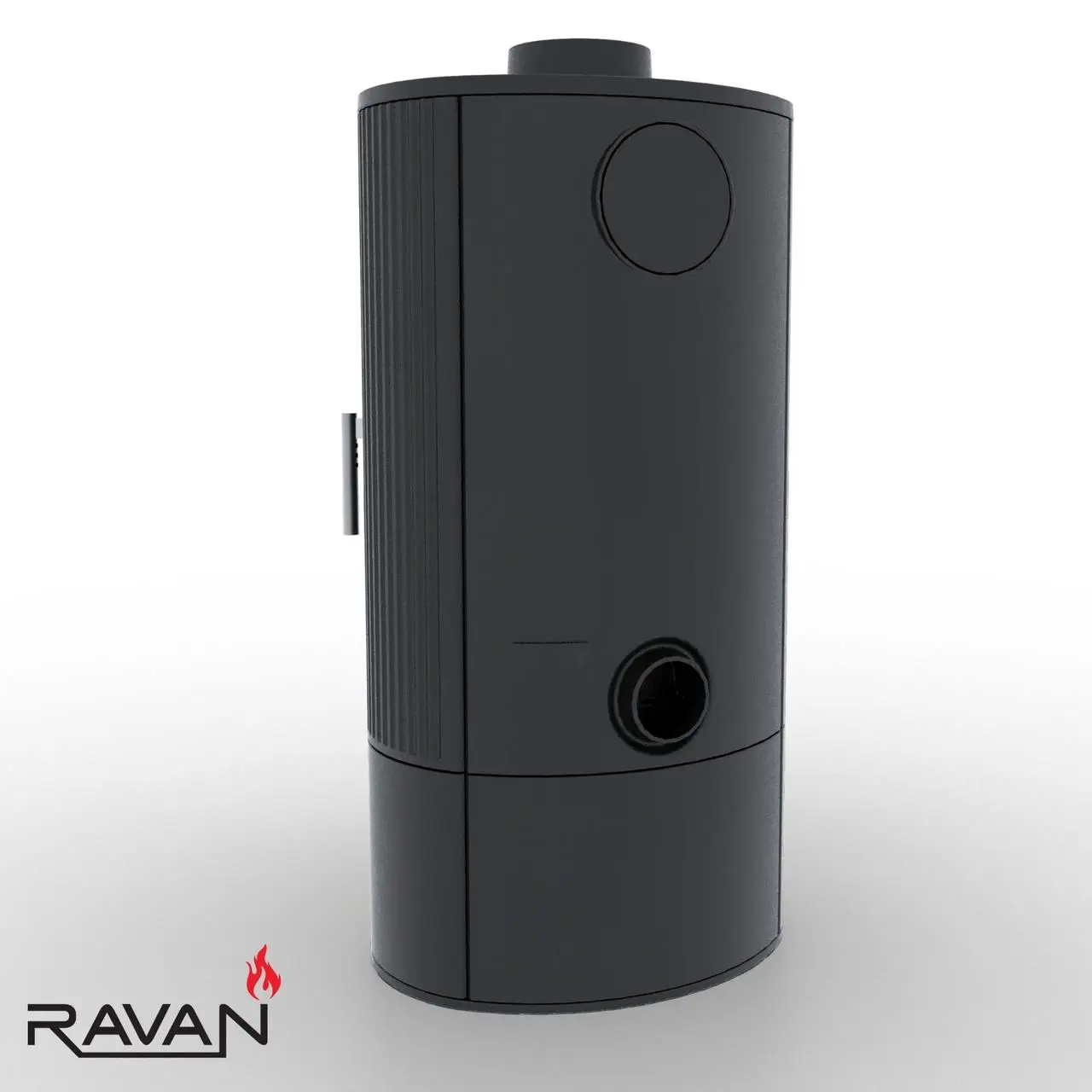 Чугунная печь камин Ravan Elis 10 кВт — изображение 3