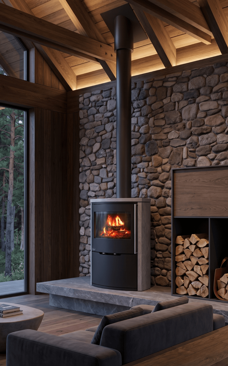 Піч-камін Ember Kamin O1 XL Serpentino - Зображення 6