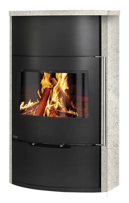Печь-камин Ember Kamin O2 Limestone / Піч-камін Ember Kamin O2 Limestone